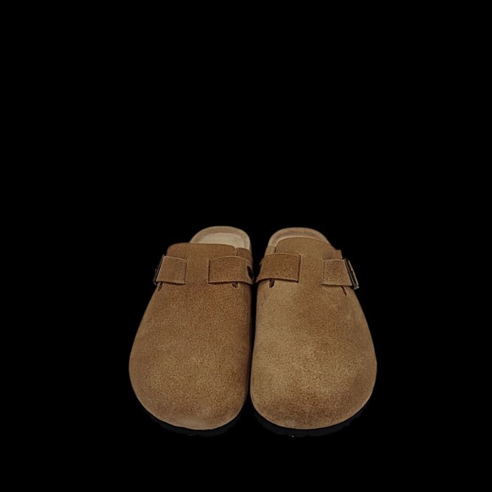 Quince Italian Water Repellent Clog Mule Tan Shoes 7